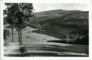 Auersberg. Höllengrund mit Auersberg