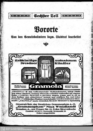 Sechster Teil. Vororte