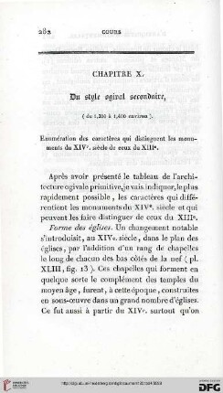 Chapitre X: Du style ogival secondaire
