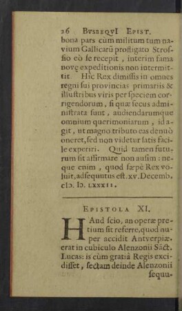Epistola XI. - XX.