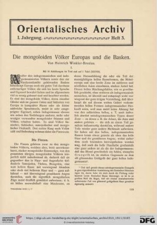 1: Die mongoloiden Völker Europas und die Basken, [1]
