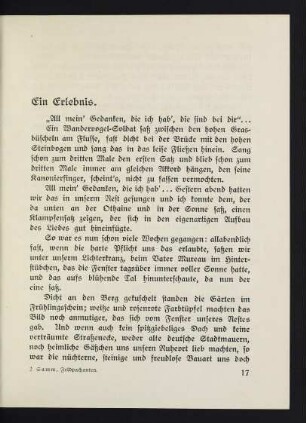 17-21 Ein Erlebnis
