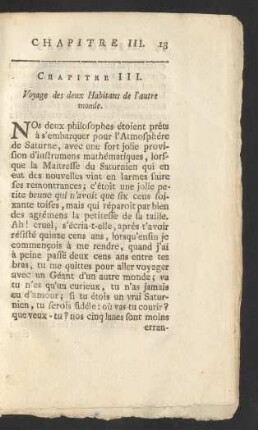 Chapitre III. Voyage des deux Habitans de l'autre monde