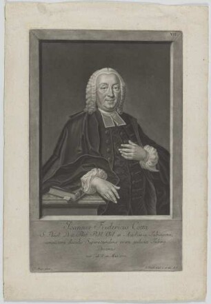 Bildnis des Joannes Fridericus Cotta