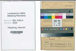 Entnazifizierung Heinrich Harpering , geb. 05.01.1898 (Arbeiter)