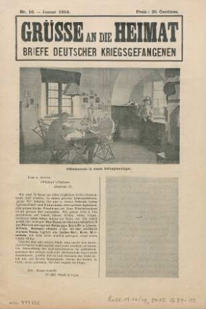 GRÜSSE AN DIE HEIMAT : BRIEFE DEUTSCHER KRIEGSGEFANGENEN