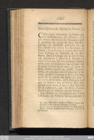 Rétablissement des Jésuites en France.