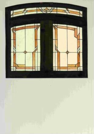 Entwürfe für drei Glasfenster in einem Profanbau