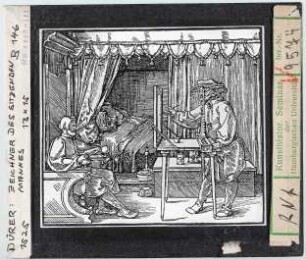 Albrecht Dürer: Der Zeichner des sitzenden Mannes, B 146