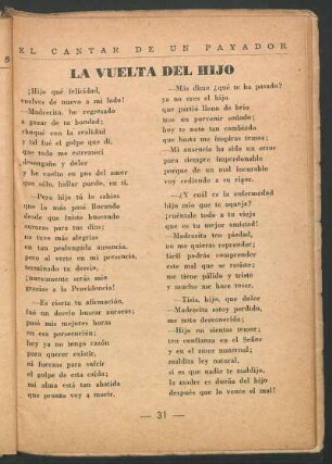 La vuelta del hijo