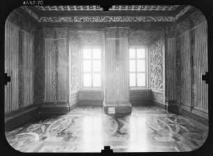 Gotha. Schloss Friedenstein, Corps de Logis (Nordflügel), 2. Obergeschoss, Audienzzimmer des Herzogs