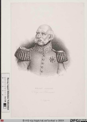 Bildnis Ernst August, König von Hannover (reg. 1837-51)