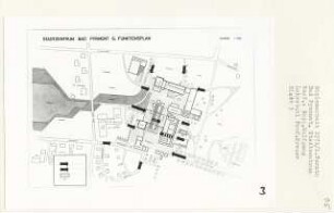Stadtzentrum, Bad Pyrmont (Diplomarbeit bei Willy Kreuer): Funktion, Lageplan 1:1000
