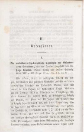 448-456 [Rezension] Laemmer, Hugo, Die vortridentinisch-katholische Theologie des Reformations-Zeitalters