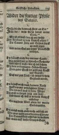 Wider die feurige Pfeile des Satans. - Gelassenheit unter Göttliche Regierung.