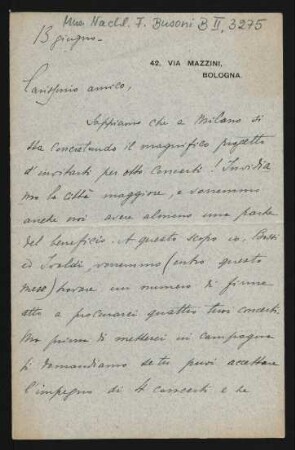 Brief an Ferruccio Busoni : 13.06.1908