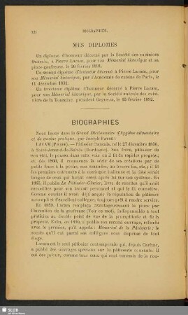 Biographies