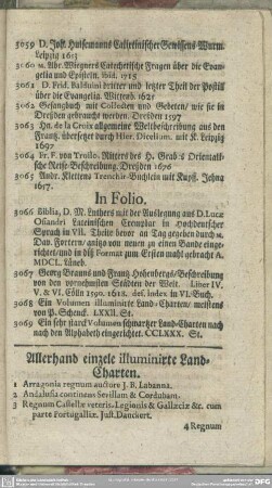 Allerhand einzelne illuminirte Land-Charten