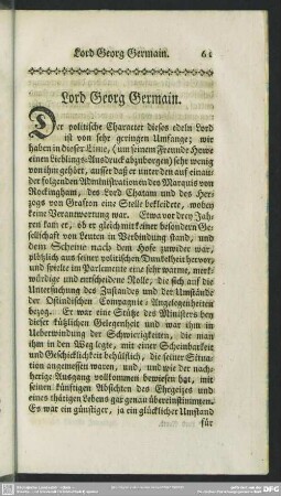Lord Georg Germain