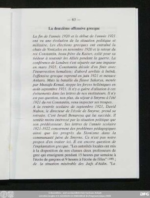 La deuxième offensive grecque