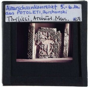 Byzantinische Plastik, Altarschrankenrelief aus Potoleti, Borshomski