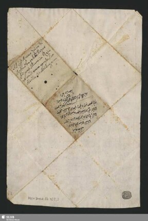 3) Brief von Ḥasan Pāşāzāde an seinen Sohn Rüstem Zaʿīm aus Rogatica (ehemals Čelebī-Bazar).  - Rabīʾ II H. 1156 (1743)