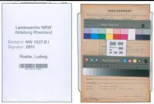 Entnazifizierung Ludwig Roebe , geb. 18.04.1880 (Bahnpraesident)