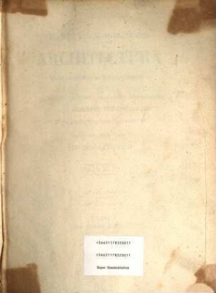 M. Vitruvii Pollionis Architectura, 1,2