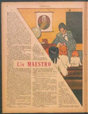 Un maestro sin título : Novela corta de Aristóbulo Echegaray