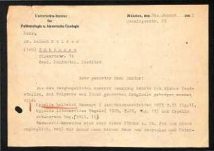 Brief an Helmut Hölder
