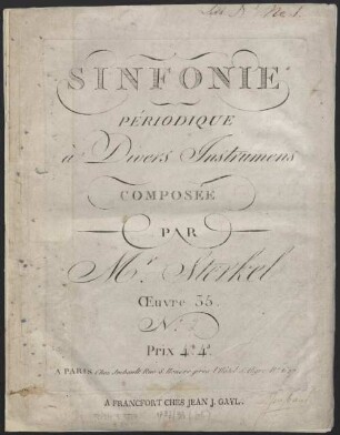 Sinfonie périodique : à divers instrumens ; oeuvre 35 ; no. 2