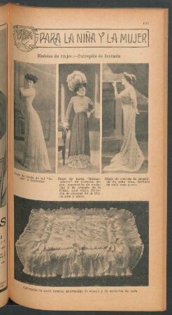 Modelos de trajes - Cubrepiés de fantasía - [Ilustración]