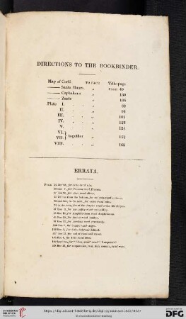 Directions to the bookbinder