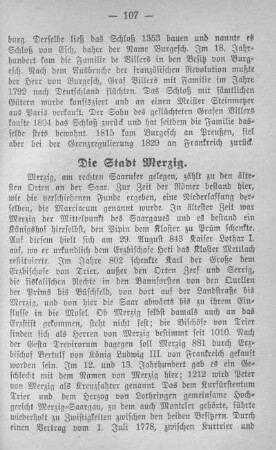 Die Stadt Merzig.