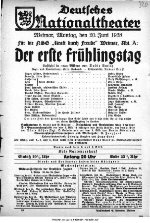 Der erste Frühlingstag