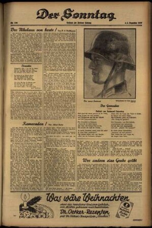 Dritte Ausgabe vom Sonntag, den 05. Dezember 1937.
