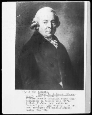 Bildnis Joachim Christian Lücke, Kramermeister seit 1797