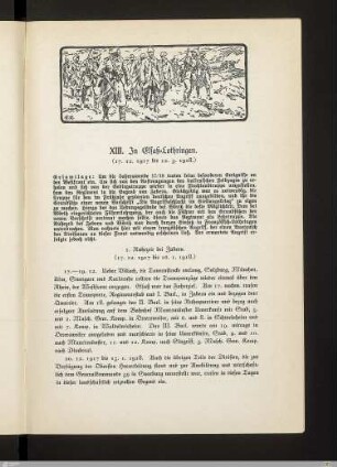1. Ruhezeit bei Zabern