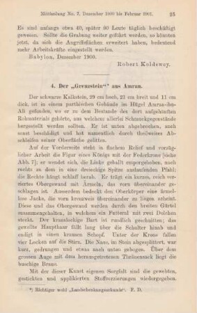 4. Der "Grenzstein" aus Amran