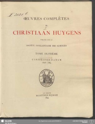 8: Correspondance : 1676-1684