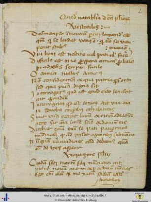 [2r – 15v] Auctoritates philosophorum antiquorum.