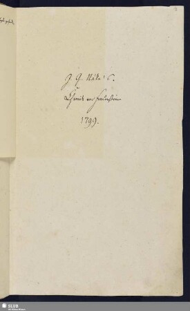 J. G. Näke’s Chronik von Frauenstein 1799 - Mscr.Dresd.d.32.a
