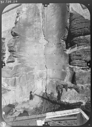 Königstein. Festung (1589-1591; P. Buchner). Südwestseite (Teilansicht)