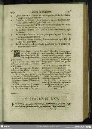 In Psalmum LXV.[i.e. LXIV.] Psalmus LXV.[i.e. LXIV.]