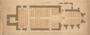 Dolmetsch, Heinrich; Beuren; Ev. Pfarrkirche, Restaurierung - Grundriss EG