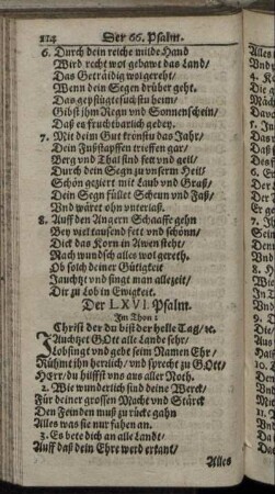 Der LXVI. Psalm. - Der LXXX. Psalm.