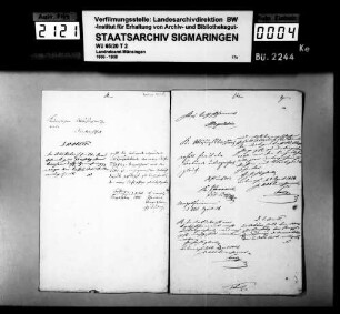Gefällablösung der katholischen und evangelischen Stiftungspflege Magolsheim
