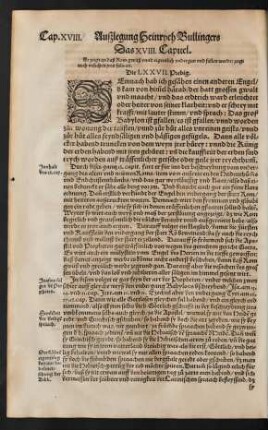 Das XVIII. Capitel.