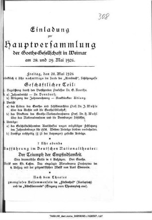 Der Triumph der Empfindsamkeit