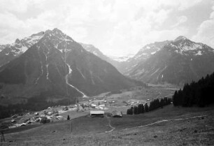 Mittelberg: Walsertal, von der Höhe